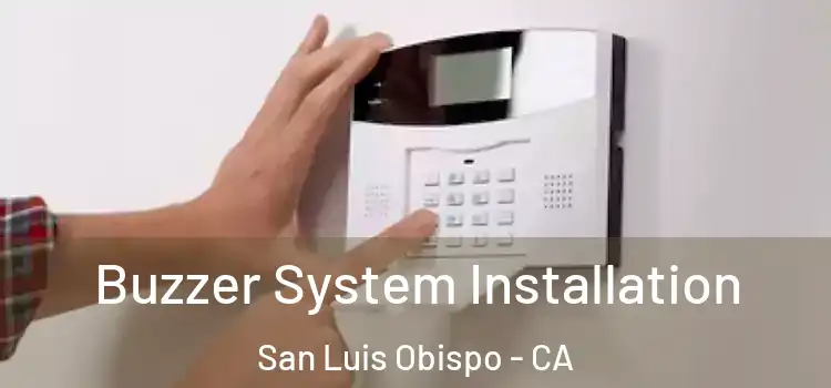 Buzzer System Installation San Luis Obispo - CA