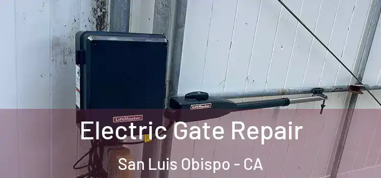 Electric Gate Repair San Luis Obispo - CA