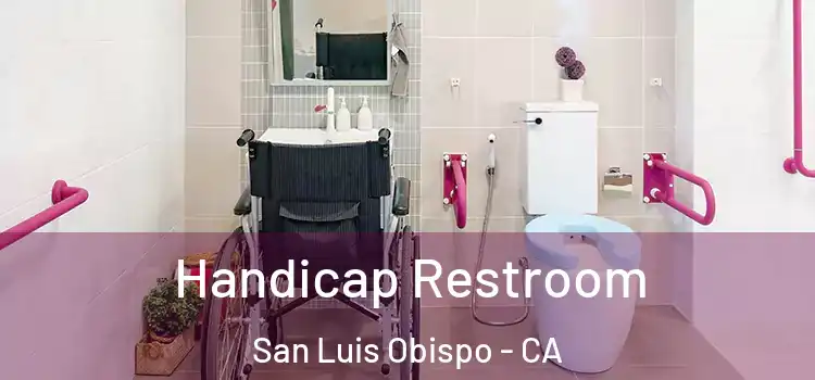 Handicap Restroom San Luis Obispo - CA
